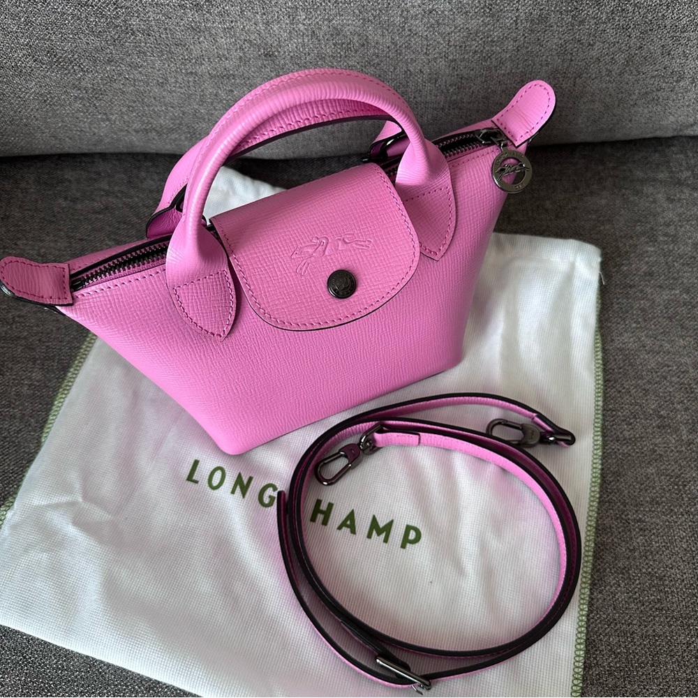 Longchamp Le Pliage Cuir XS Leather Satchel - Picture 4 of 6